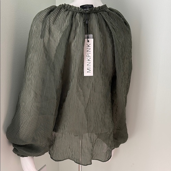 MINKPINK Green Women's Top - Picture 3 of 7